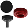 N Series Knurled Press On Knob Group